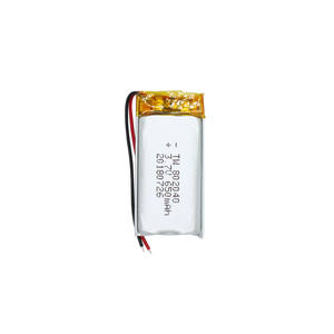 Heißer verkauf lipo lithium-polymer li ionen TW802040 650mah kleine akku <span class=keywords><strong>3</strong></span>,7 v für headset - Product Image 3