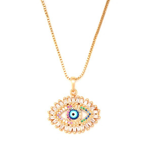 Collar de la joyería del diablo ojo Colgante Cruz-frontera <span class=keywords><strong>para</strong></span> amazon collar de joyas de <span class=keywords><strong>mujer</strong></span> - Product Image 1