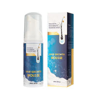 Mousse de croissance capillaire rapide Europe 60 ml, produit pour la pousse des cheveux, nourrissant le cuir chevelu