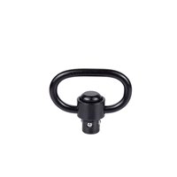 Attache de sangle QD pivotante tactique à dégagement rapide, pivot QD 1,25 pouces robuste avec bouton-poussoir, accessoire pour sangle de sac de chasse