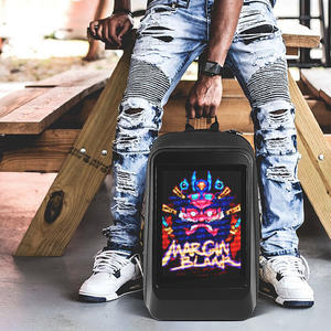 Sac à dos publicitaire mobile lumineux LED, nouvelle vente explosive, publicité mobile, sac à dos scolaire LED, téléphone portable Bluetooth - Product Image 1