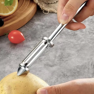 Pelador de Frutas y Verduras 3 en 1 al por Mayor, Accesorios de Cocina, Rallador de Patatas y Zanahorias - Product Image 4