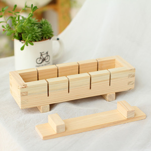 กล่องไม้แบบสั่งทำเป็นมิตรกับสิ่งแวดล้อมสำหรับอาหารญี่ปุ่น <span class=keywords><strong>ซูชิ</strong></span> <span class=keywords><strong>แซลมอน</strong></span> ซาชิมิ จานตกแต่ง - Product Image 6