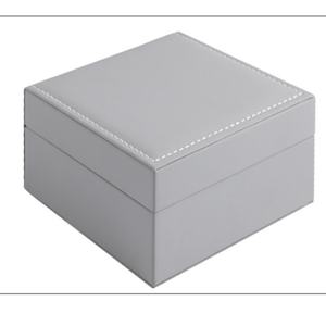 กล่องนาฬิกาหนังเทียมทรงสี่เหลี่ยม แบรนด์ QZ หรูหรา สั่งทำโลโก้ได้ สำหรับร้านค้าขายนาฬิกา - Product Image 6