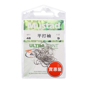 Anzuelo de Pesca Mustad de Manga Plana N.° 6, Acero con Alto Contenido de Carbono, Sin Barbas, para Carpa Crucian, Agua Dulce - Product Image 4