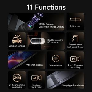 Cámara DVR 2.5K para Coche, Dashcam con Lente Dual, Pantalla Táctil, Grabador de Video con Visión Nocturna - Product Image 4