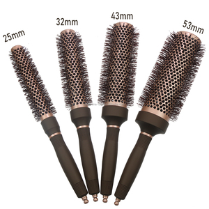 Professionelle Extra Lange Runde Keramik-Haarbürste im Verkaufsschlager für das Styling im Friseursalon mit Individuellem Logo - Product Image 1