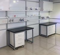 Kabinet laboratorium dapat digerakkan kualitas tinggi tahan kimia dan tahan air tahan api