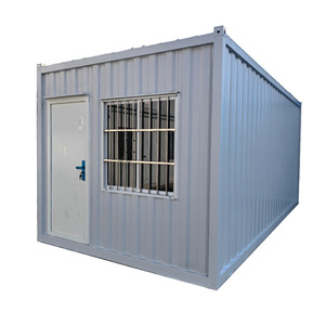 บ้านคอนเทนเนอร์โครงสร้างเหล็กทรงสี่เหลี่ยม หอพักเคลื่อนที่กลางแจ้ง - Product Image 4