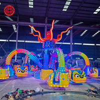 Fabricant de manèges Happy Octopus pour parcs d'attractions et foires, grande attraction rotative Octopus pour carnaval