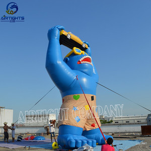 Ballon gonflable géant <span class=keywords><strong>de</strong></span> dessin animé <span class=keywords><strong>de</strong></span> <span class=keywords><strong>gorille</strong></span> <span class=keywords><strong>de</strong></span> 25 <span class=keywords><strong>pieds</strong></span> <span class=keywords><strong>de</strong></span> haut pour la publicité <span class=keywords><strong>de</strong></span> voiture - Product Image 4