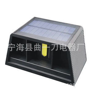 Lámpara de pared para exteriores COB 5V cuadrada, solar, LED, impermeable, para patio, balcón, iluminación exterior - Product Image 4