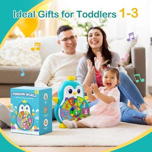Jouet éducatif pour enfants au design pingouin - Jouet d'apprentissage interactif pour tout-petits certifié CPSIA CPC - Product Image 6
