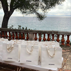 Chất lượng cao gấp Trắng thủ công quà tặng sang trọng bọc vẻ đẹp mỹ phẩm túi giấy - Product Image 1