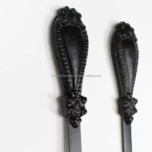 Arte Mural de Cubiertos, Cuchillo y Tenedor con Acabado Negro para Decoración de Pared y Hogar - Product Image 2