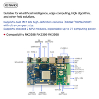 Carte mère Linux Rockchip RK3568 Quad Core AI IOT, carte embarquée industrielle, systèmes open source Android et Linux