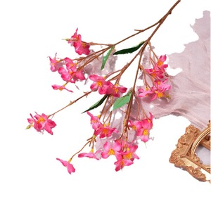 Bouquet de fleurs artificielles Blue Star, fleurs en soie moulées par injection, décoration de mariage, décoration de salon - Product Image 5