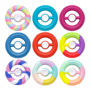 Новый дизайн, игрушка-антистресс, сжималка, захват, сенсорный Поппер, силиконовая ручка, зажим, шумогенератор с фиджет-спиннером - Product Image 2