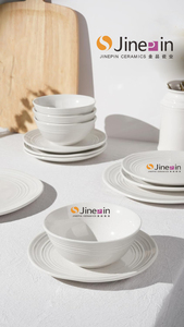 Assiettes à dîner en céramique Ensembles de <span class=keywords><strong>vaisselle</strong></span> pour <span class=keywords><strong>12</strong></span> <span class=keywords><strong>personnes</strong></span> Ensembles d'assiettes en céramique <span class=keywords><strong>Vaisselle</strong></span> de table - Product Image 4