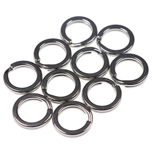 Conectores de Anillas Giratorias Dobles de Acero Inoxidable, Anillas de Unión, Accesorios de Pesca para Agua Salada y Pesca de Carpas - Product Image 5