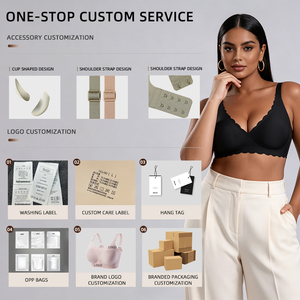 Reggiseno Premaman Senza Ferretto per Allattamento, Reggiseno Wireless per Allattamento al Seno, Senza Cuciture in Nylon per Seno Grande, Vendita all'Ingrosso - Product Image 6