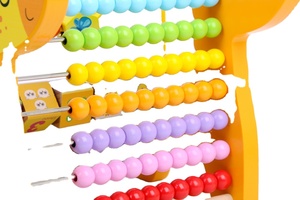 Support de calcul numérique en bois pour enfants, jouet d'enseignement éducatif précoce, animaux multicolores - Product Image 2