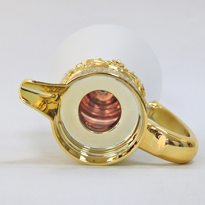 Boccetta per <span class=keywords><strong>caffettiera</strong></span> sottovuoto DUBAI di piccole dimensioni per uso domestico JQC-1000 con disegno boccetta sottovuoto isolata con rivestimento in vetro rosso - Product Image 5