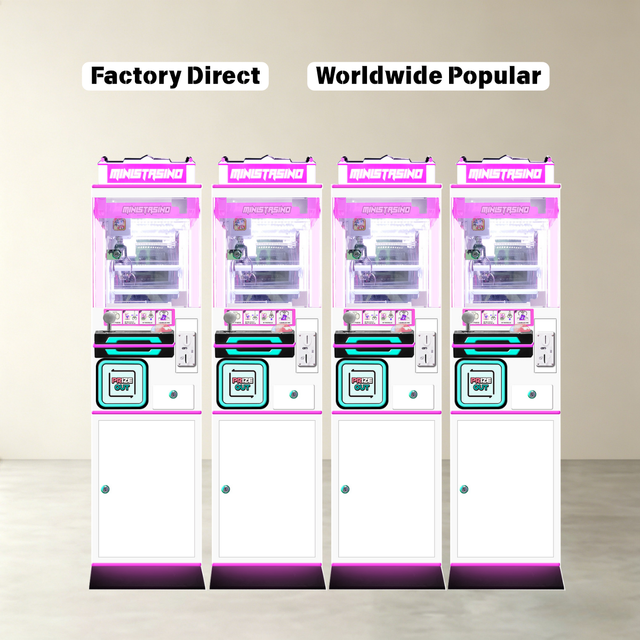 Mini Claw Machine Prizes Coin Operated Arcade Game Machine Portable Toy Crane Machine for Indoor Playground Arcade Amusement