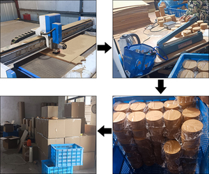 Bouchons <span class=keywords><strong>de</strong></span> bouteilles <span class=keywords><strong>de</strong></span> <span class=keywords><strong>vin</strong></span> en liège naturel écologiques, fabriqués à la main, faciles à ouvrir, en bois et verre, personnalisés par une usine professionnelle - Product Image 4