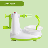 Keukenaccessoires Multifunctionele Plastic Snelle Handmatige Draaiende Appel Schiller Snijder Ontpitter Machine
