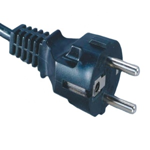 Uy Tín Chất Lượng Cao Vde Điện 220V 250V 2 Pin 3 Pin <span class=keywords><strong>AC</strong></span> Euro <span class=keywords><strong>Power</strong></span> Xoay Dây Cắm - Product Image 1