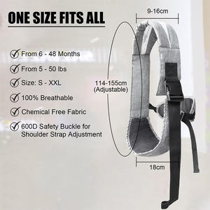 V058 Ceinture ergonomique et multifonctionnelle pour le transport de bébé, avec rembourrage compact et doux pour les tout-petits. - Product Image 2