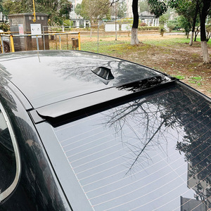 Bmw Rear Spoiler Carbon Fiber Texture Abs Material For 5 Series F10 2011 2017 Roof And Rear Bumper Modification - Product Image 3