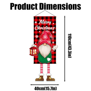 <strong>Christmas</strong> Door Banner Long Leg Design Xmas Decoration <strong>Clearance</strong> Wholesale - Product Image 6