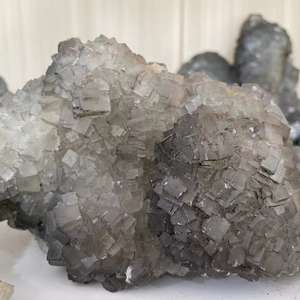 Minerali di cristallo di pietra grezza a grappolo di fluorite verde grezza naturale all'ingrosso - Product Image 4