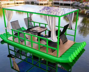 Bote Eléctrico Ecológico de Bambú con Capacidad para 4 Personas, Ideal para Resorts, Lagos y Aventuras Acuáticas Turísticas - Product Image 6