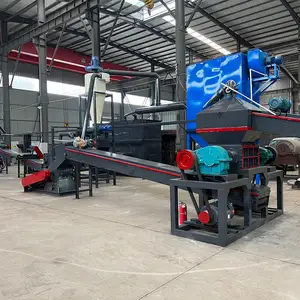 1000kg/h Lithium Battery Recycle Production Line Lithium battery negative electrode crushing and recycling equipment