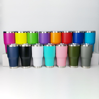 Offre Spéciale : Tasse de Voyage Isotherme en Acier Inoxydable à Double Paroi de 30 oz avec Logo Personnalisé et Couvercle, Idéale pour les Fêtes
