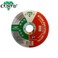 Disque de coupe fin T41 de 115 mm (4,5 pouces) pour métal et acier inoxydable de 1,0, 1,2, 1,6 mm, norme EN12413 MPA, disque de découpe OEM