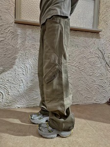 Etiqueta personalizada Street Wear Calças Vintage Sujo Lavado Stock Boot Cut Flared Fit Calças de carga <span class=keywords><strong>Jeans</strong></span> Drop Ship Cargo <span class=keywords><strong>Jeans</strong></span> - Product Image 5