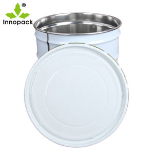 Seau métallique de 18 L avec couvercle, capacité 18 kg, en fer blanc de qualité alimentaire, impression personnalisée, vente directe usine - Product Image 3