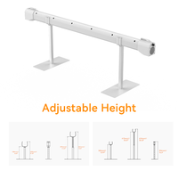 Agricova Lampe de culture LED sous serre à deux vitesses réglables 2,6 µmol/J PPE 400-700 nm IP65 étanche avec ventilation