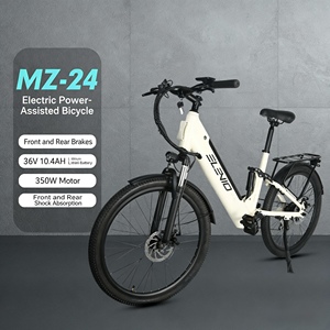 Vélo de montagne électrique 350W pour adultes, batterie au lithium amovible 36V 10.4Ah, vélo électrique urbain et aide à la mobilité - Product Image 1