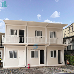 20 ft có thể tháo rời bánh sandwich Panel container nhà cabin Modular Tiny nhà prefab cứu trợ trại khẩn cấp cứu hộ di động sống - Product Image 2