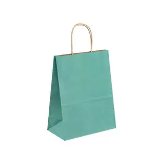 Factory Supplier Shopping Craft Kraft Shopping Paper Bag Gift With Handle