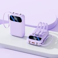 Promo Grosir Power Bank Mini Portabel 20000mAh Pengisian Cepat Li-Polymer 22.5W Output Tipe-C USB Ganda Logo Dapat Disesuaikan