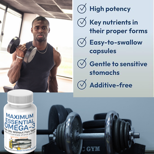 Oméga-3 Orange - 60 gélules - Huiles d'oméga-3 ultra-pures et haute puissance. Gélules molles riches en <span class=keywords><strong>DHA</strong></span>, petites et faciles à avaler - Product Image 2