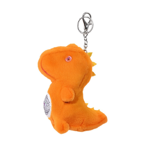 Llavero de peluche de dinosaurio Llavoro, estilo de dibujos animados, color naranja, 10x12 pulgadas, regalo para niños y adultos - Product Image 1