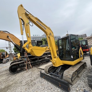 Mini Excavadora Hidráulica Komatsu PC56 Original <span class=keywords><strong>de</strong></span> 5 Toneladas, Pocas Horas <span class=keywords><strong>de</strong></span> Trabajo, Casi Nueva, Económica, Pequeña, Usada para Construcción, en Venta - Product Image 2