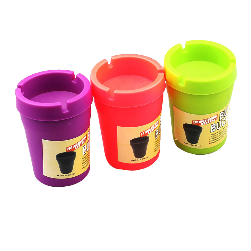 In Stock Windproof Plastic Ashtray with
